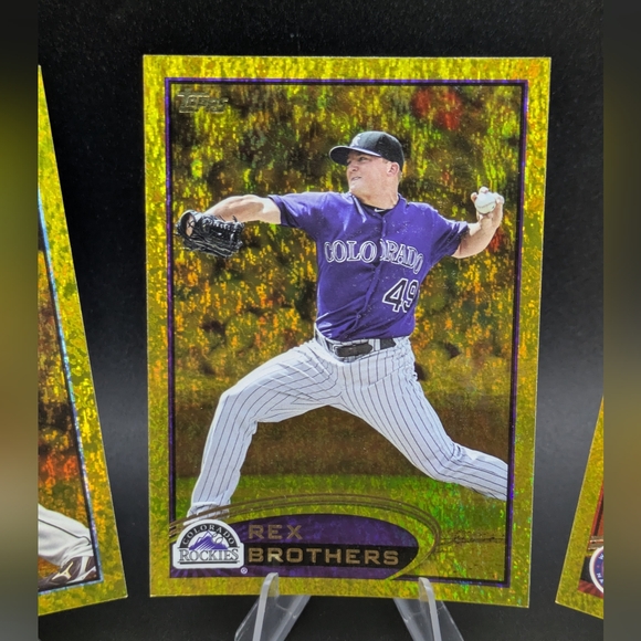 2012 Topps Gold Sparkle Baseball Card Collection Lot of 26 Parallel Insert Cards - Picture 3 of 10